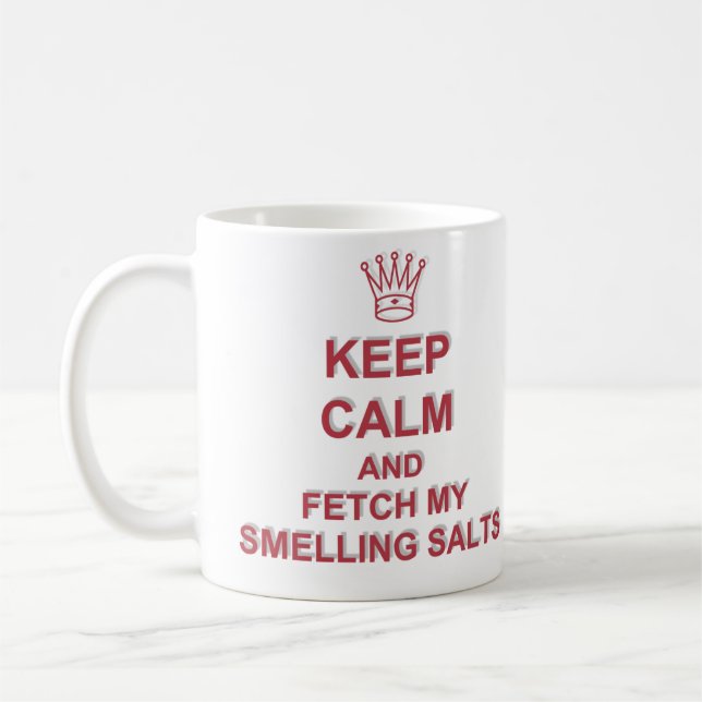Mug Gardez le calme et cherchez mes sels sentants - (Gauche)