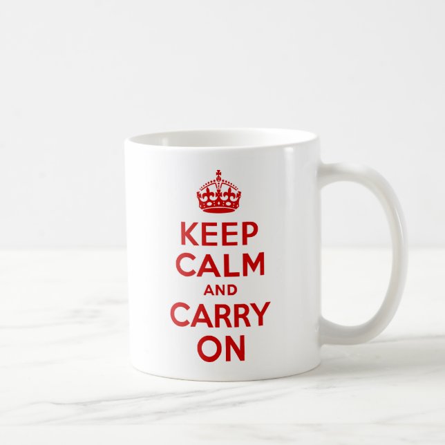 Mug Gardez le calme et continuez (Droite)