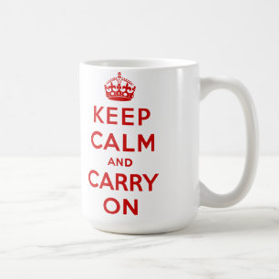 Mug gardez le calme et continuez l'original