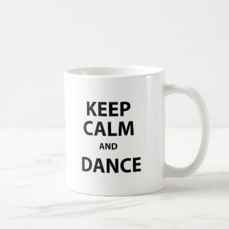 Mug Gardez le calme et dansez