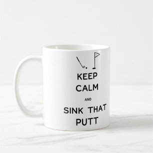 Mug Gardez le calme et enfoncez-le