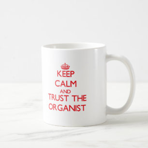 Mug Gardez le calme et faites confiance à l'organiste