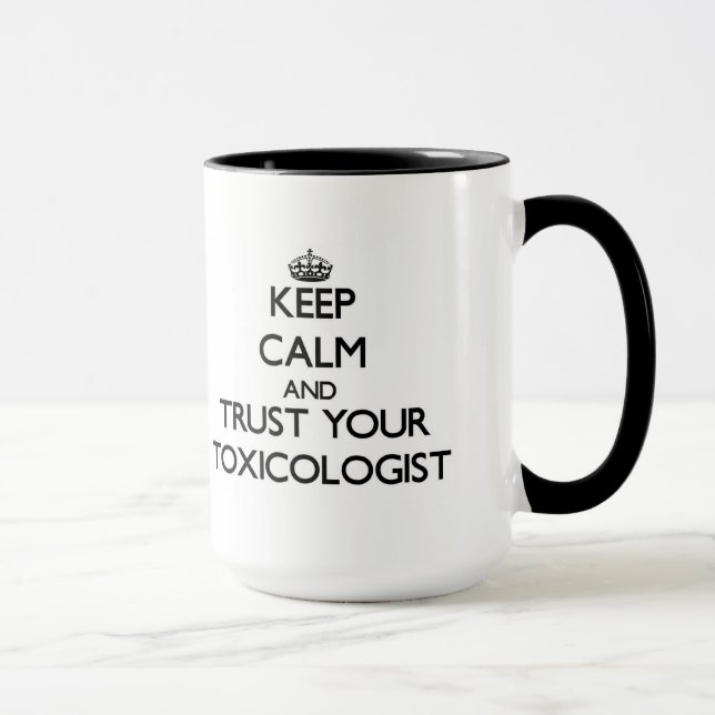 Mug Gardez le calme et faites confiance à votre (Droite)