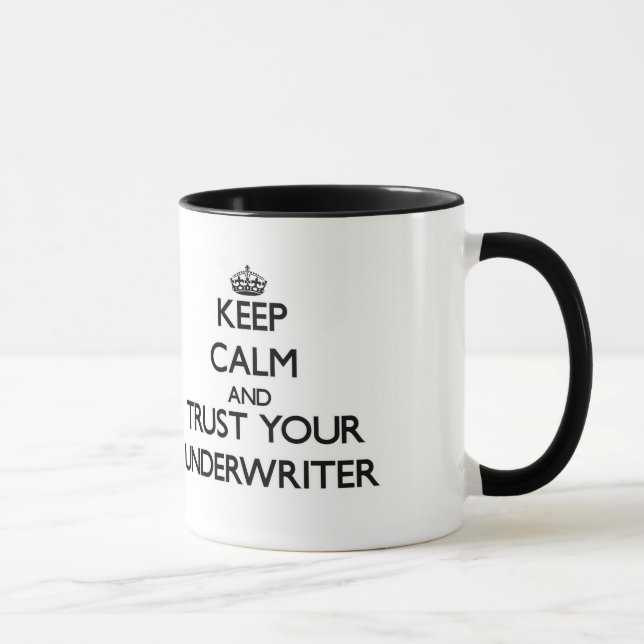 Mug Gardez le calme et faites confiance à votre garant (Droite)