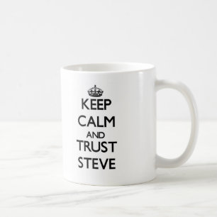 Mug Gardez le calme et la CONFIANCE Steve