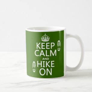 Mug Gardez le calme et la hausse sur (toute couleur
