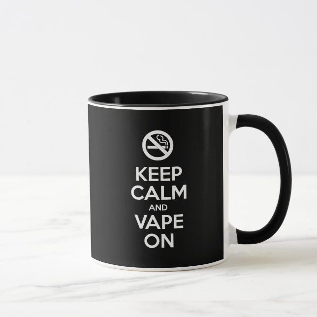 Mug Gardez le calme et la liberté sur ~ Auto-Motivatio (Droite)