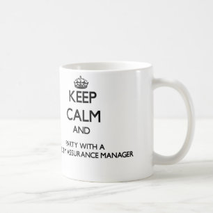 Mug Gardez le calme et la partie avec une garantie de