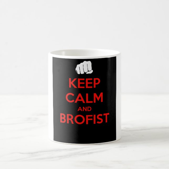 Mug Gardez le calme et le brofist ! (Centre)