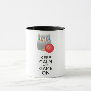 Mug GARDEZ LE CALME ET LE JEU SUR - Bowling