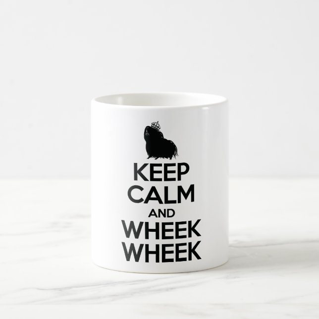 Mug Gardez le calme et le Wheek Wheek (Centre)