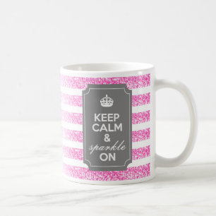 Mug Gardez le calme et miroitez dessus