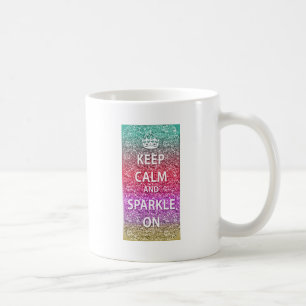 Mug Gardez le calme et miroitez sur des parties