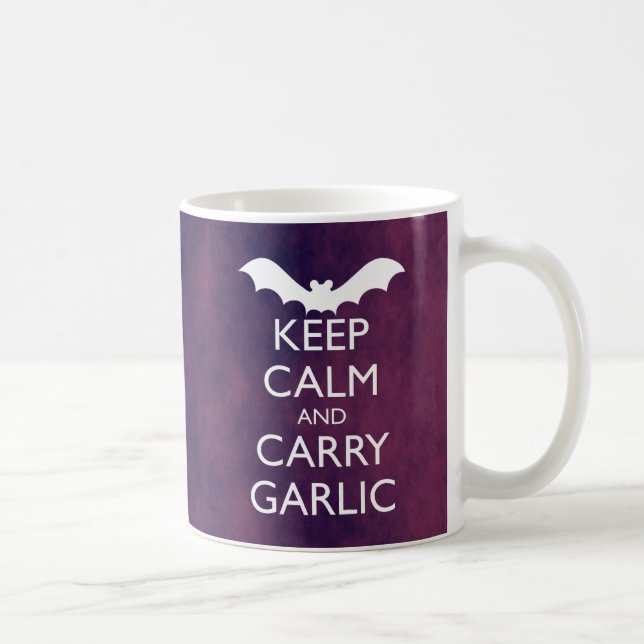 MUG GARDEZ LE CALME ET PORTEZ DE L'AIL (Droite)