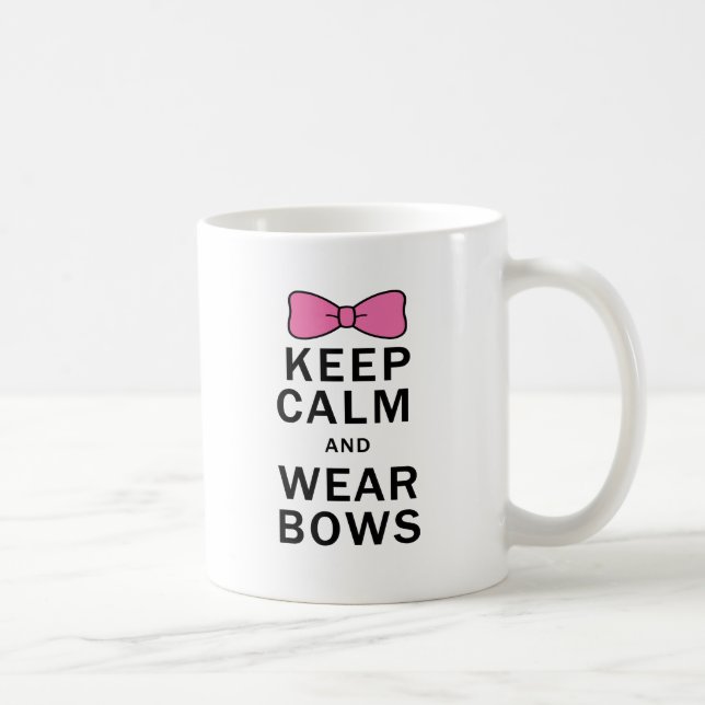 Mug Gardez le calme et portez les arcs (Droite)