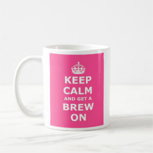 Mug Gardez le calme et réussissez un Brew
