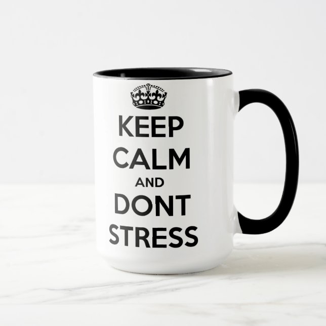 Mug Gardez l'effort Calme-Don't (Droite)