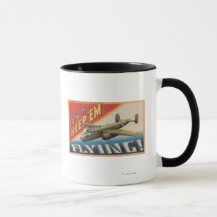 Mug Gardez-les le bombardier Flying/B-25 moyen