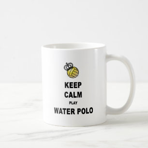 Mug Gardez les produits de polo d'eau de calme et de