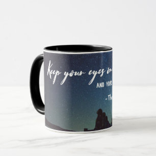 Mug Gardez Les Yeux Sur Les Étoiles