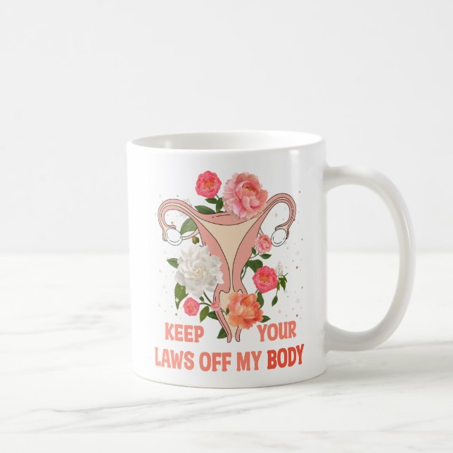 Mug Gardez Vos Lois Hors De Mon Corps | Pro-choix (Droite)