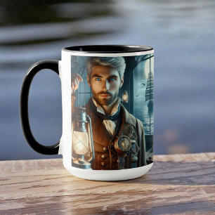 Mug Gardien de phare victorien Vintage Steampunk
