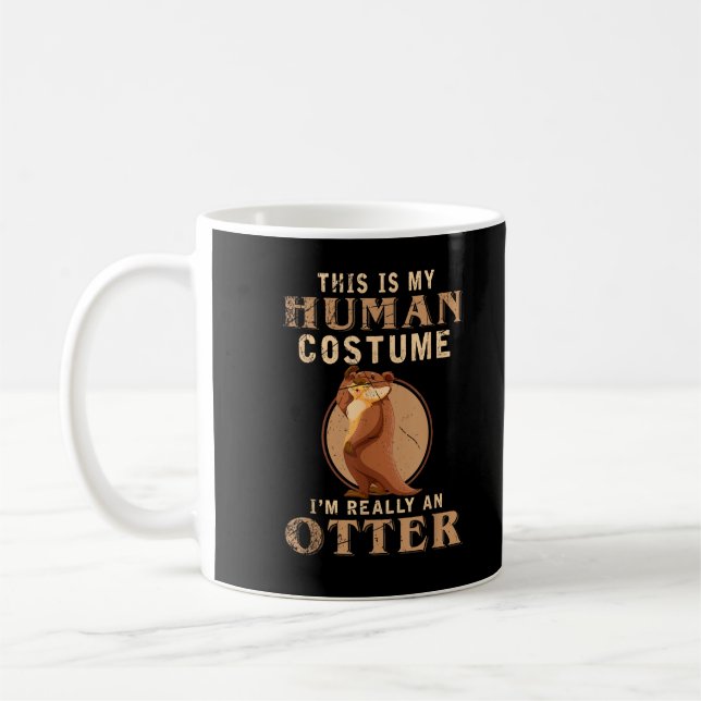 Mug Gardien de zoo drôle de costume animal (Gauche)