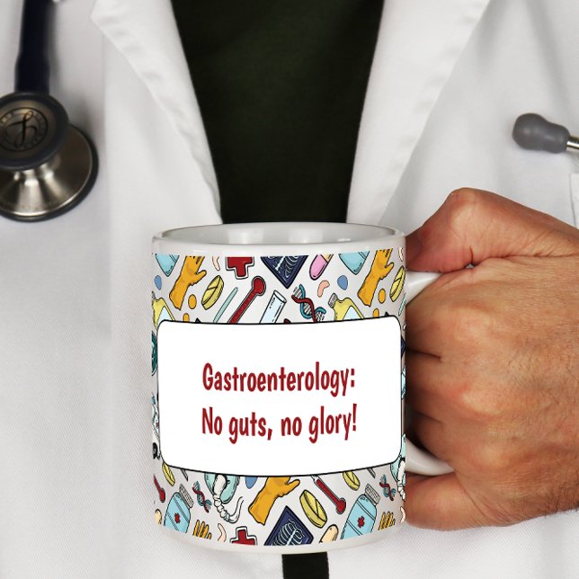 Mug Gastroentérologie médecine pun médecin motif cadea (Créateur téléchargé)