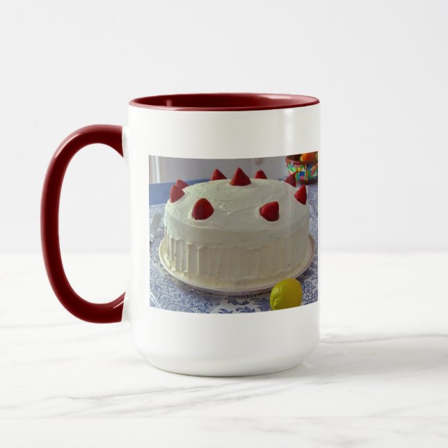 Mug Gâteau de fraise (Gauche)