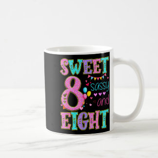 Mug Gâteau pour une fille de 8 ans, Sy douce et son an