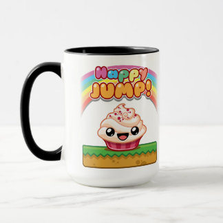 Mug Gâteau rouge/blanc - Happy Jump