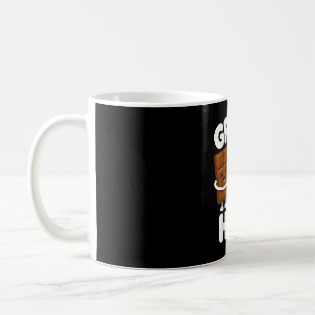Mug Gaufres s'mores marshmallow feu de camp drôle  (Gauche)