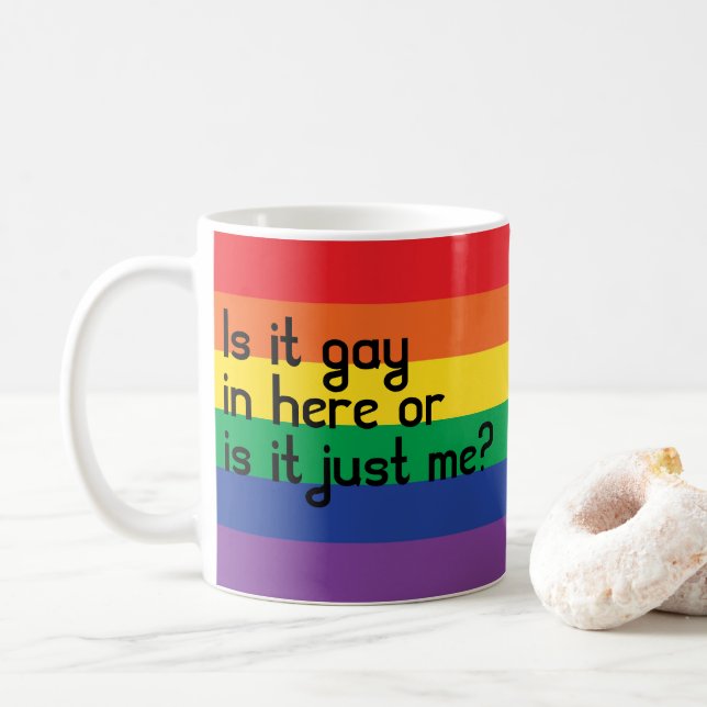 Mug Gay pride (Avec donut)