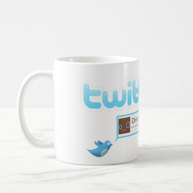 Mug Gazouillement "thé potable " (Gauche)