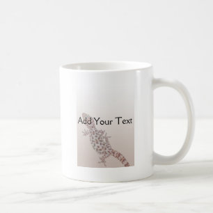 Mug Gecko repéré par léopard sur le sable