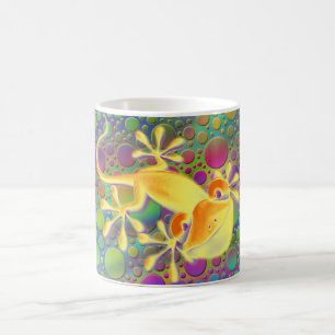 Mug Gecko souriant - points colorés