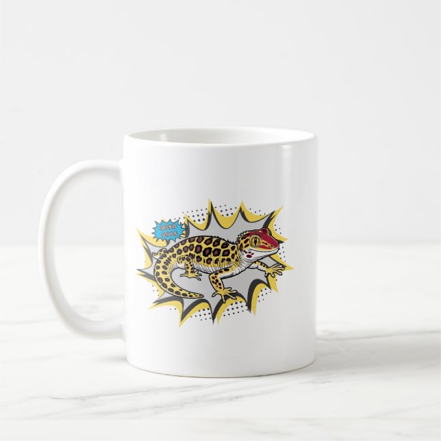 Mug Gecko Style Leopard Gecko (Gauche)