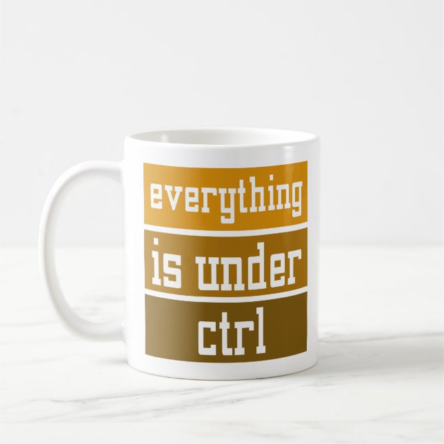 Mug Geek Codage Office Tout est sous CTRL (Gauche)