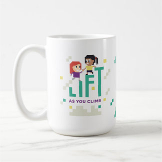 Mug Geek X : Ascensez à mesure que vous grimpez 15 oz