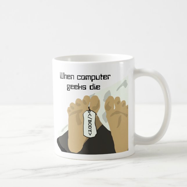 Mug Geeks d'ordinateur (Droite)