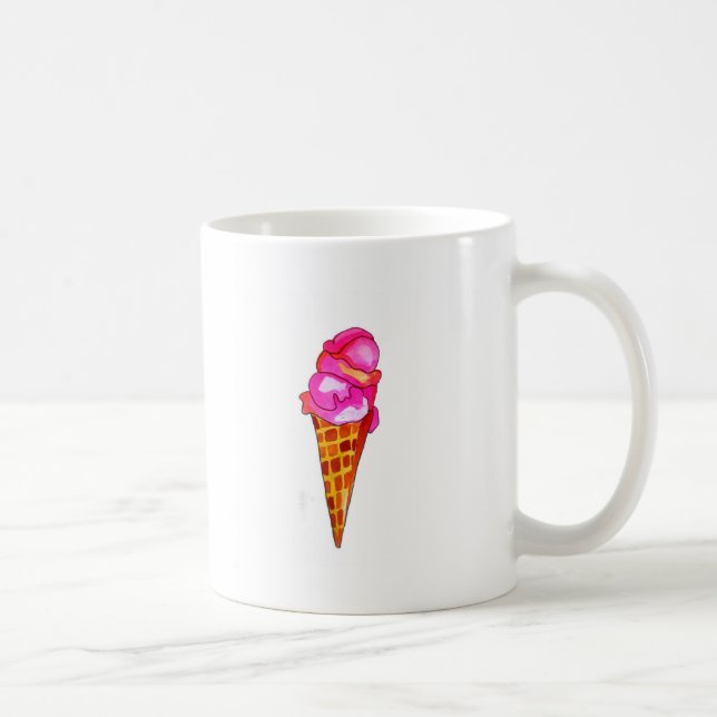 Mug gelée de crème glacée art alimentaire mignon (Droite)