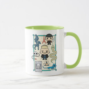 Mug GELLERT GRINDELWALD™ et dessin sur os
