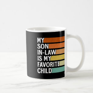Mug Gendre est mon enfant préféré drôle vintage père