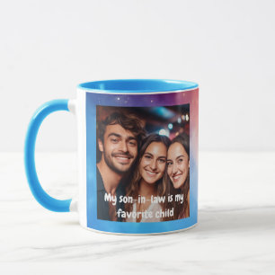 Mug Gendre préféré Message photo Moderne 002