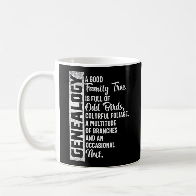 Mug Généalogie de l'arbre généalogique de famille pers (Gauche)