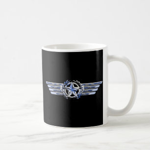 Mug Général Air Pilot Chrome Comme Star Wings Black