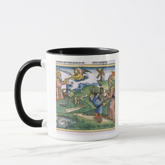 Mug Genèse 21 1-14 Abraham offrant d'Isaac, franc (Gauche)