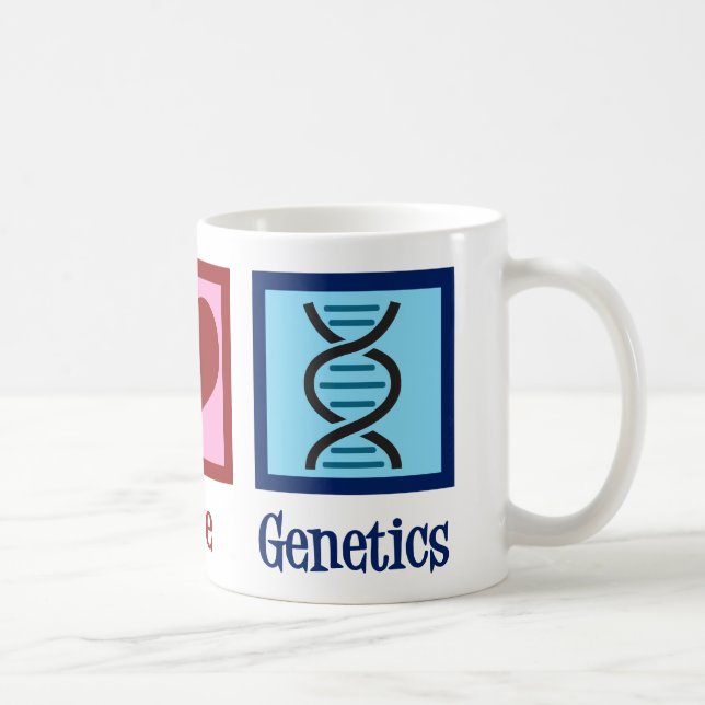 Mug Geneticiste Peace Love Genetics Company (Droite)