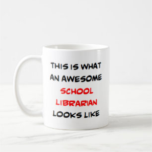 Mug génial bibliothécaire scolaire