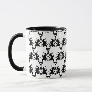 Mug Genie Ghost Sortant de Lampe Motif sans couture